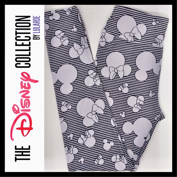 LuLaRoe Pants - LuLaRoe OS Leggings Disney Mickey & Minnie HTF
